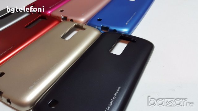 LG K8 луксозен силиконов гръб с метален отблясък i-jelly, снимка 4 - Калъфи, кейсове - 16195737