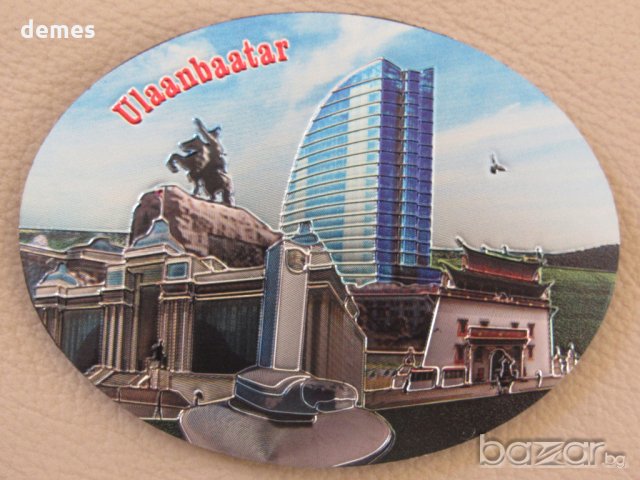  Автентичен магнит от Монголия-серия-18, снимка 2 - Колекции - 21136034
