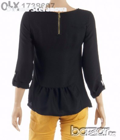 Нова френска блуза с пеплум, снимка 1 - Тениски - 20084864