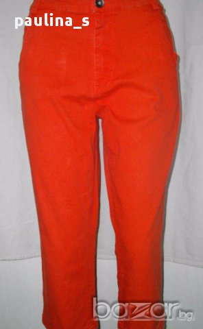 Маркови дънки в оранжево "Basic colection"clothing / оранжеви дънки / голям размер