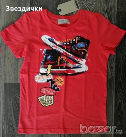 Тениска Кецове -  98,104,110,116  см./11440/, снимка 1 - Детски тениски и потници - 21202358