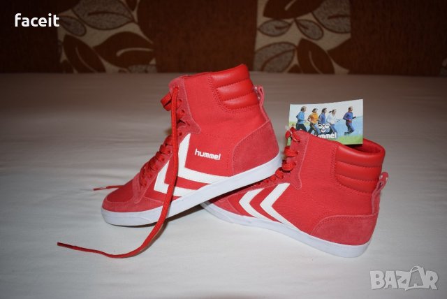 Hummel - Страхотни 100% оригинални кецове / Slimmer Stadil High Canvas, снимка 2 - Други - 21677057