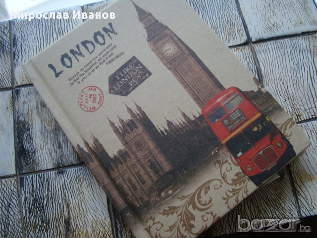 ретро тефтер Лондон, снимка 1