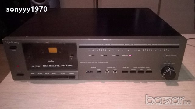 metz mecasound cx4982 high fidelity deck-внос швеицария, снимка 4 - Ресийвъри, усилватели, смесителни пултове - 18557031