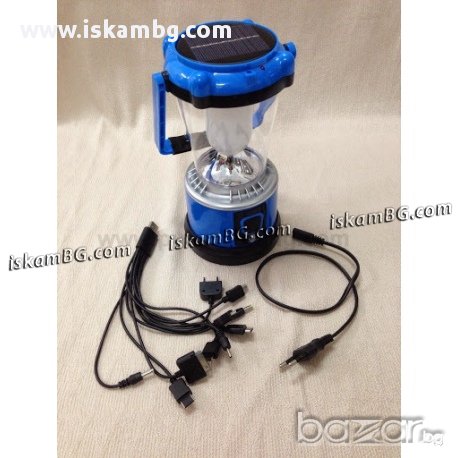 Къмпинг фенер със соларна батерия - код 9288, снимка 5 - Други - 13584795