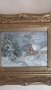 Гоблен WIEHLER Gobelin "Бъдни вечер в Алпите", снимка 3