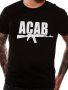 НОВО!!! Мъжки тениски ACAB AK-47 POLICE в цвят ПО ТВОЙ ИЗБОР! Или поръчай модел с ТВОЯ идея! , снимка 1 - Тениски - 21343415