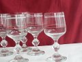 сервиз кристални чаши за вино и ракия , снимка 14