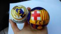 Малка футболна гумена топка отбори FCB Barcelona Real Madrid Realmadrid Барселона Реал Мадрид
