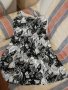 Красива рокля на volume one's, М, презрамки, цветя, бяло черна, снимка 1