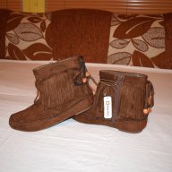 Duffy - Уникални шведски боти - ботушки - Дамски - 100% Оригинални - Наподобяващи индиански , снимка 1 - Дамски ботуши - 17275543