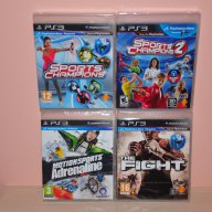 Нови игри.the Fight,sport Champions 1,2.motion sports adrenaline,бокс,move,ps3, снимка 1 - Игри за PlayStation - 9740920