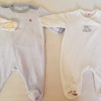 Плюшени ромпъри за новородено момченце 0+ месеца, снимка 3 - Бодита за бебе - 22692326