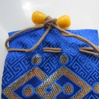 Традиционна торбичка тип пунгия от плат DELL от Монголия-13, снимка 5 - Други ценни предмети - 23414055