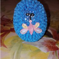 Великденски яйца от стирофом с квилинг ленти, снимка 8 - Декорация за дома - 17782960