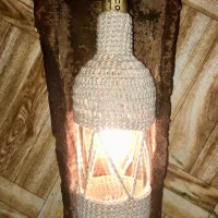 Уникална ръчно изработена лампа, снимка 1 - Декорация за дома - 23331399