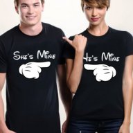 ЗА СВЕТИ ВАЛЕНТИН - ВЛЮБЕНИ! LOVE Тениски Мики Маус / Mickey Mouse! Поръчай модел с ТВОЯ идея!, снимка 1 - Тениски - 10443693