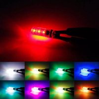 Цветни LED светлини Т10 за фарове с дистанционно управление, снимка 6 - Аксесоари и консумативи - 20674421