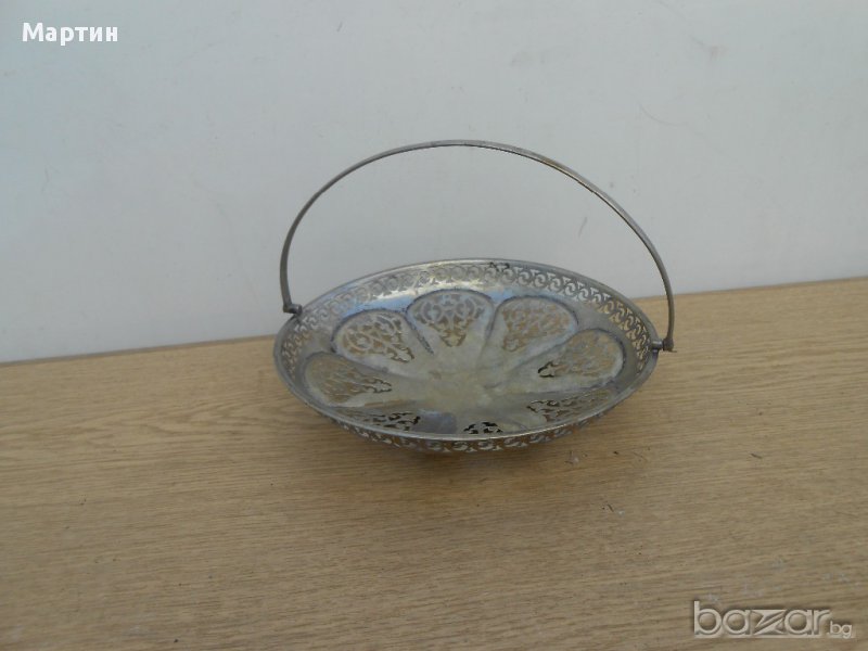 Стара посребрена - Фруктиера !!! (107), снимка 1