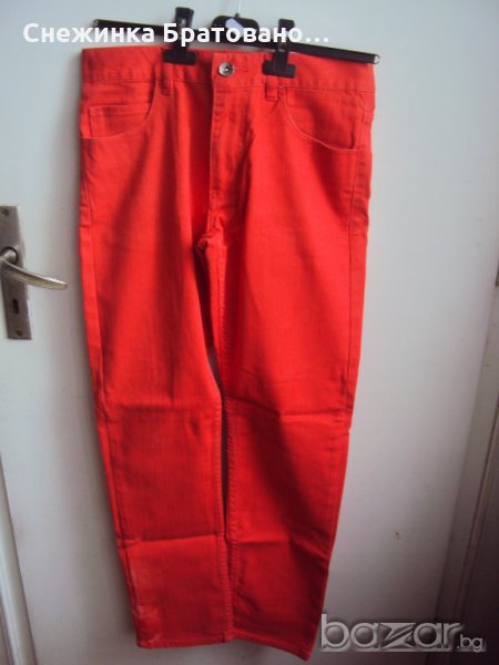 Дънки цвят морков, снимка 1