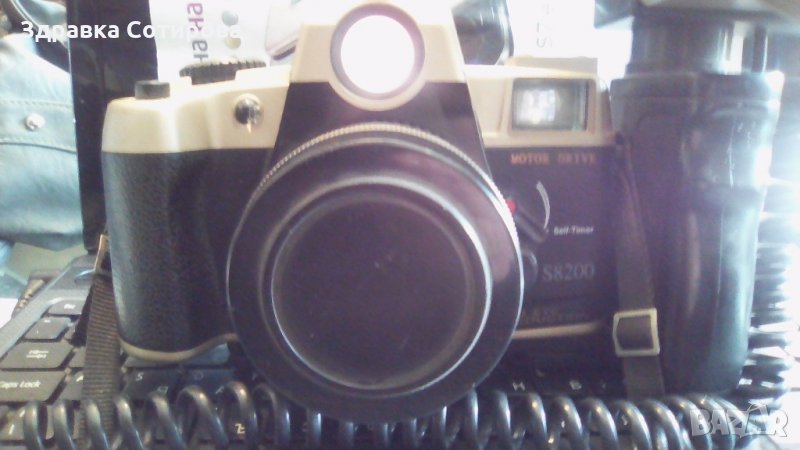 Фотоапарат (фотокамера) Canon със светкавица, Polaroid. - Канон и Полароид,, снимка 1