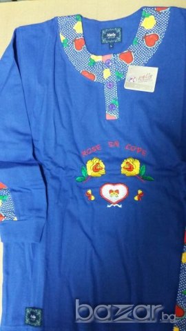 Пижама луксозен комплект с бродерии 2, снимка 2 - Нощници - 20011322