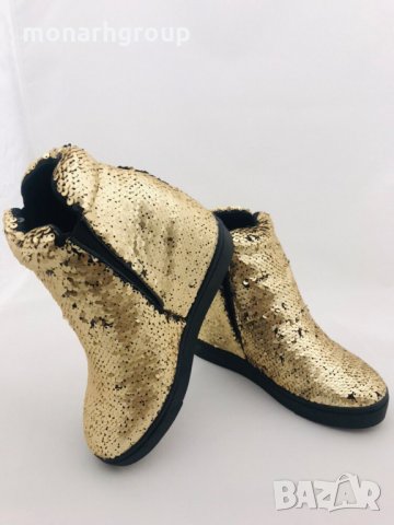 Дамски обувки Botineli-Gold, снимка 1 - Дамски боти - 25113702