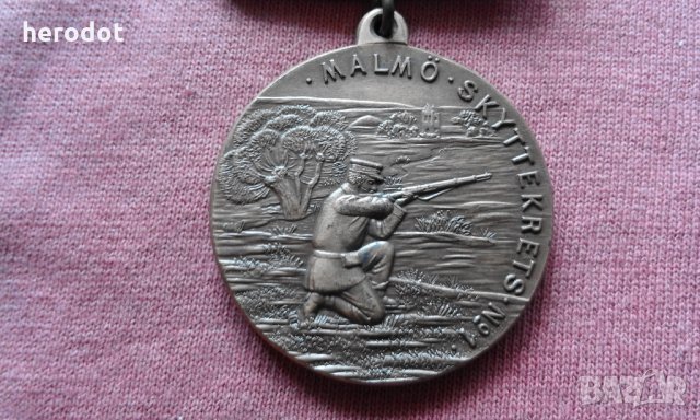 Шведски ВОЕНЕН орден, медал, знак - За точна стрелба - 3, снимка 2 - Нумизматика и бонистика - 25920482