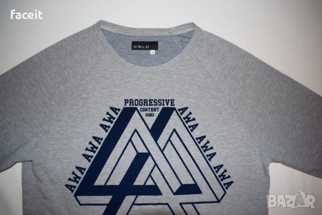 As Well As - Уникална мъжка фланела / Блуза / Норвежка, снимка 2 - Блузи - 23276877