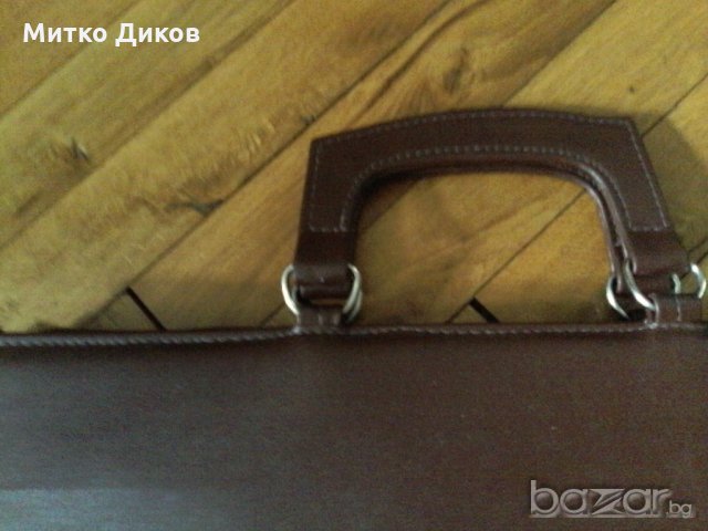 Мъжка кожена чанта-спорт тото, снимка 3 - Чанти - 19449023