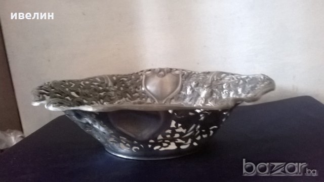 метална фруктиера арт деко, снимка 4 - Антикварни и старинни предмети - 19980222