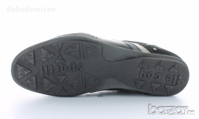 Нови черни кожени спортни обувки LE COQ SPORTIF Sapporo Lea оригнал, снимка 4 - Кецове - 14849166