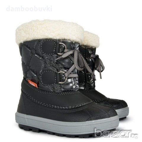 Безплатна доставка Детски апрески DEMAR FURRY черно с естествена вълна, снимка 1