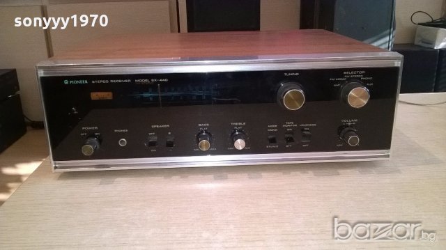 pioneer sx-440-stereo receiver-made in japan-внос англия, снимка 8 - Ресийвъри, усилватели, смесителни пултове - 19843547