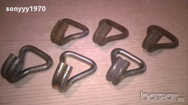 6бр куки-метални от колани за тир-здрви и яки-8х7х5см, снимка 3 - Аксесоари и консумативи - 19922895
