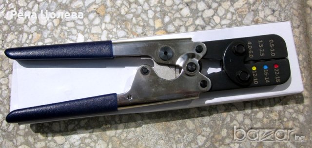 Промоция!Клещи  ﻿ RS Pro за кербоване на кабелни накрайници, снимка 2 - Клещи - 21345864