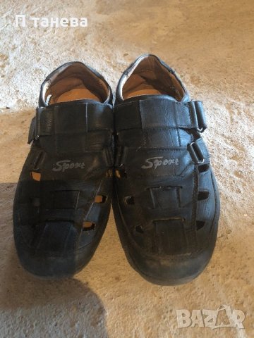 Черни летни обувки Спорт, снимка 2 - Детски сандали и чехли - 21882778