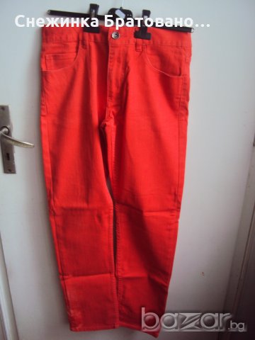 Дънки цвят морков, снимка 1