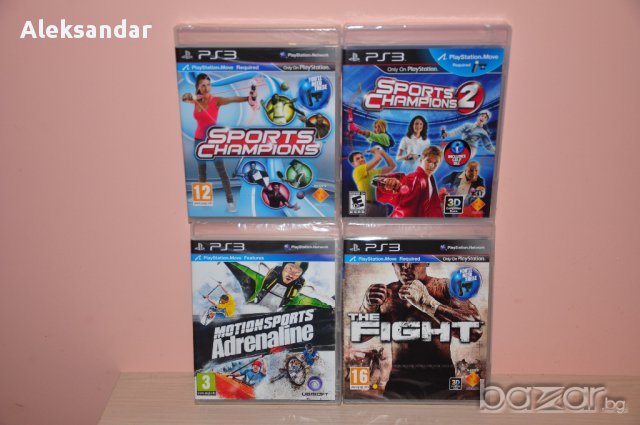 Нови игри.the Fight,sport Champions 1,2.motion sports adrenaline,бокс,move,ps3