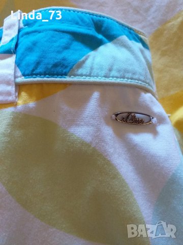 Дам.пола-"s.Oliver"/памук+ликра/,цвят-шарена. Закупена от Италия., снимка 5 - Поли - 26001685