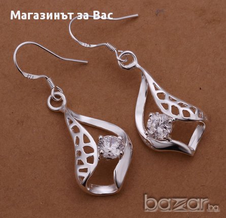 Страхотни сребърни обеци 002, снимка 2 - Обеци - 17495486