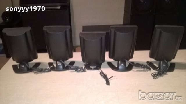 labtec-5бр колонки с стоики-18х11х7см-внос швеицария, снимка 5 - Тонколони - 19784196