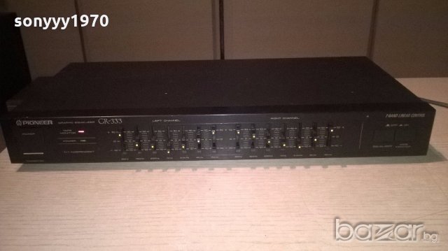 pioneer gr-333 equalizer-made in japan-внос англия, снимка 7 - Ресийвъри, усилватели, смесителни пултове - 18347568