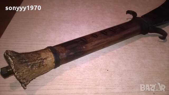 кукри-forged in fire-колекционерски нож-антика-72см-внос швеция, снимка 3 - Колекции - 25238055