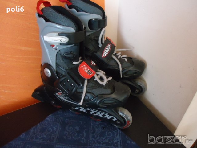 черно- сиви ролкови кънки № 32, снимка 3 - Други - 21257564