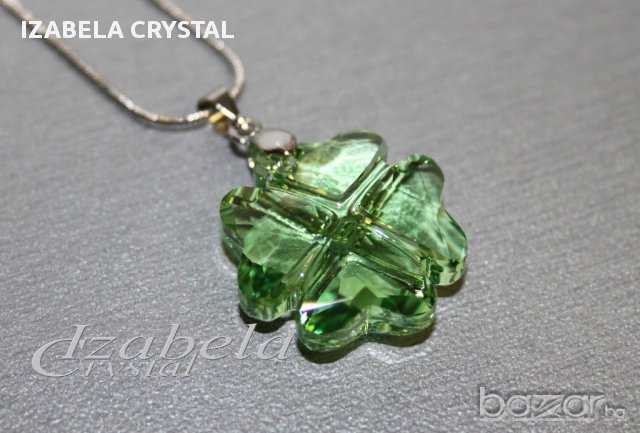 Сваровски Комплект ''clover'' Swarovski, снимка 3 - Бижутерийни комплекти - 10065321