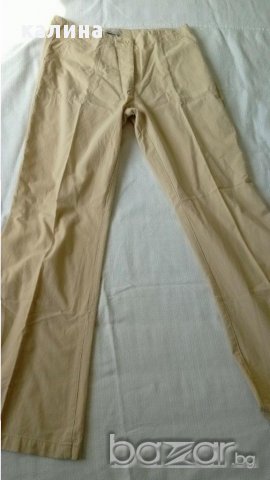  НАМАЛЕНО! панталон, летен, прав, цвят екрю, снимка 3 - Панталони - 10408711