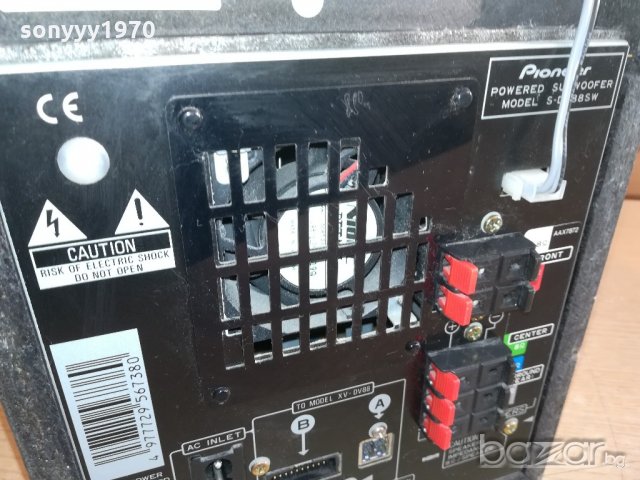 pioneer s-dv88sw powered subwoofer-42х42х19см-внос англия, снимка 11 - Тонколони - 20551609