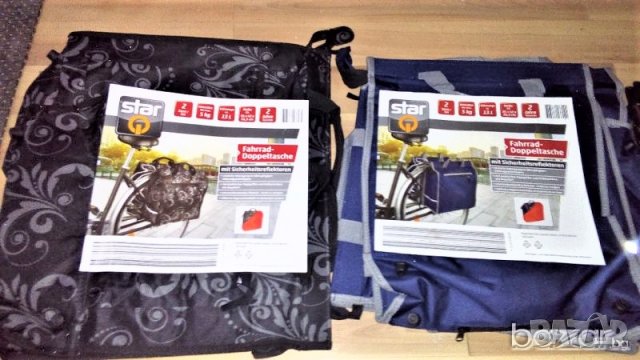 Промо! Чанти за велосипед - тип дисаги - в к-та 2 отделни чанти - нови!, снимка 6 - Чанти - 19383231