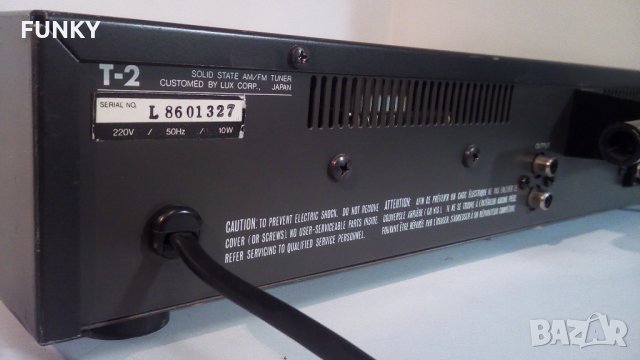 Luxman T-2 Solid State AM/FM Stereo Tuner (1979-81), снимка 10 - Ресийвъри, усилватели, смесителни пултове - 25281182